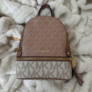 Michael Kors Mini Rhea Backpack NWOT